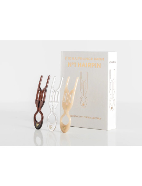 Fiona Franchimon No. 1 Hairpin Set London Collection Brown, Transparent, Soft Beige Набор шпилек (коричневый, прозрачный, бежевый)