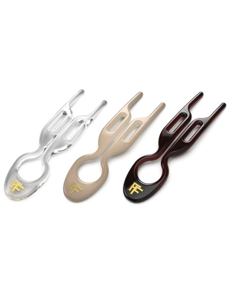 Fiona Franchimon No. 1 Hairpin Set London Collection Brown, Transparent, Soft Beige Набор шпилек (коричневый, прозрачный, бежевый)
