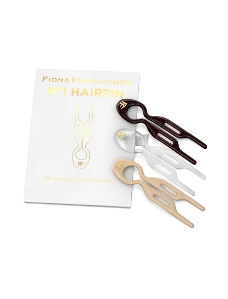 Fiona Franchimon No. 1 Hairpin Set London Collection Brown, Transparent, Soft Beige Набор шпилек (коричневый, прозрачный, бежевый)