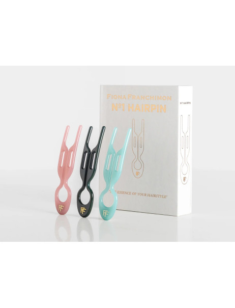 Fiona Franchimon No. 1 Hairpin Combi box Copenhagen Collection Emerald Green, Shell Pink, Tantalizing Blue Набор шпилек (изумрудный, розовый, тиффани)