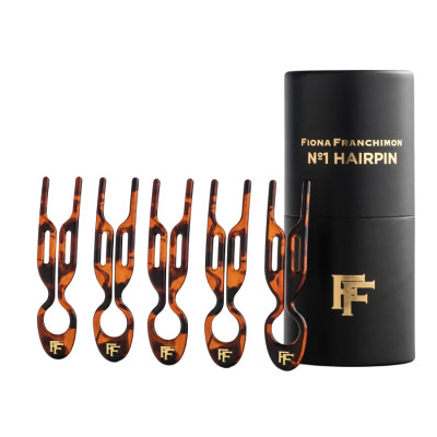 Fiona Franchimon No. 1 Hairpin Classic Havana 5 per box Набор из 5-ти шпилек в тубусе