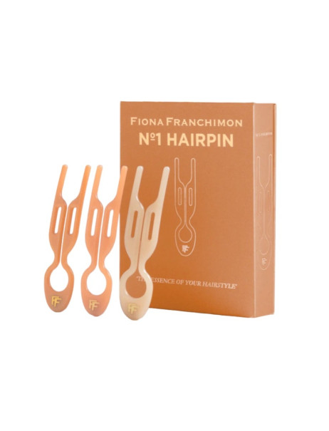 Fiona Franchimon No. 1 Hairpin Set Los Angeles Collection Peach Fuzz, Rose & Soft Beige Набор из 3-х шпилек (персиковый, чайно-розовый, бежевый)