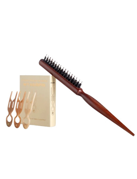 Fiona Franchimon No. 1 Hairpin Volume Value Set Paris Collection & Backcomb Hair Brush Набор шпилек и расческа для волос