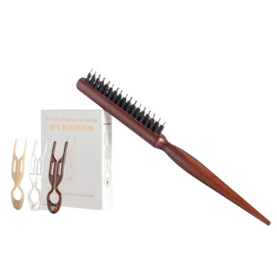 Fiona Franchimon No. 1 Hairpin Volume Value Set London Collection & Backcomb Hair Brush Набір шпильок та щітка для волосся