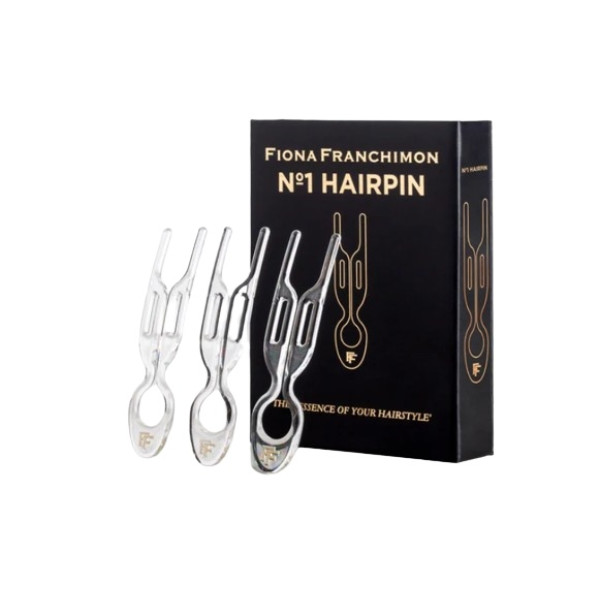 Fiona Franchimon No. 1 Hairpin Transparant 3 per box Набор из 3-х прозрачных шпилек