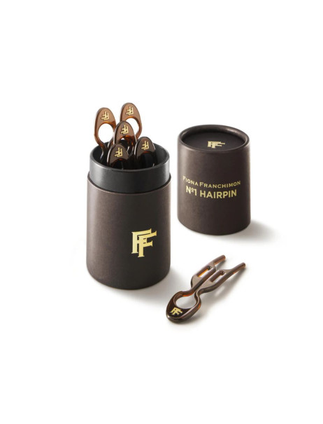 Fiona Franchimon No. 1 Hairpin Brown 5 per box Набор из 5-ти шпилек коричневого цвета в тубусе