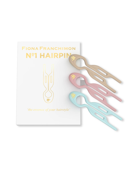 Fiona Franchimon No. 1 Hairpin Combi box Miami Collection Seashell Pink, Soft Beige, Tantalizing Blue Набор шпилек (розовый, бежевый, тиффани)