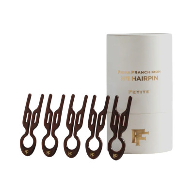 Fiona Franchimon No. 1 Hairpin Petite Brown 5 per box Набор из 5-ти маленьких шпилек коричневого цвета в тубусе