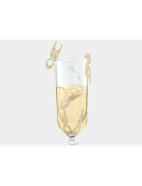 Fiona Franchimon No. 1 Hairpin Petite Champagnized 5 per box Набор из 5-ти маленьких шпилек цвета шампань в тубусе