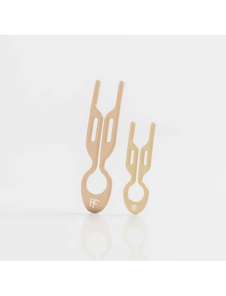 Fiona Franchimon No. 1 Hairpin Petite Champagnized 5 per box Набор из 5-ти маленьких шпилек цвета шампань в тубусе