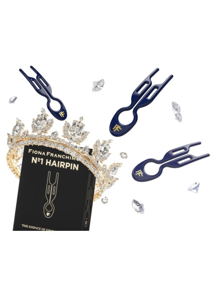 Fiona Franchimon No. 1 Hairpin Royal Blue 3 per box Набор из 3-х шпилек цвета Королевский синий