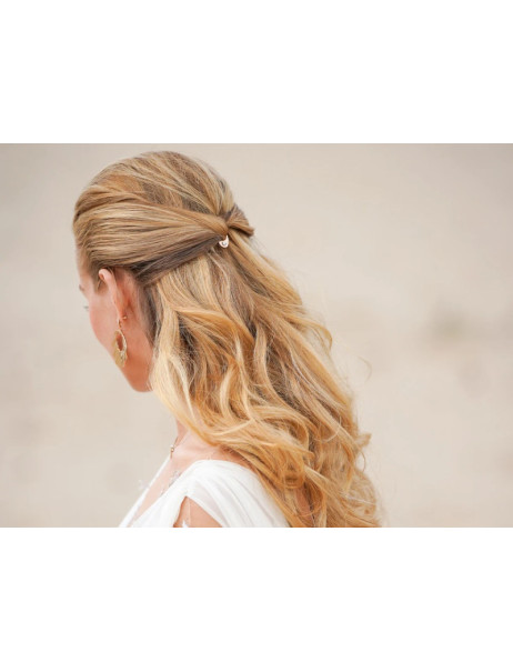 Fiona Franchimon No. 1 Hairpin Steel Yellow Gold Finish Стальная шпилька Желтое золото
