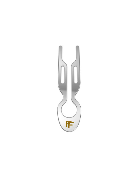 Fiona Franchimon No. 1 Hairpin Steel White Gold Finish Стальная шпилька Белое золото