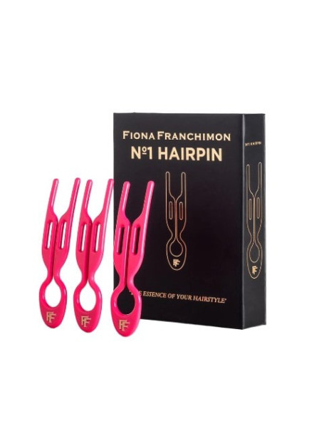 Fiona Franchimon No. 1 Hairpin Strawberry Pink 3 per box Набор из 3-х шпилек ярко-розового цвета