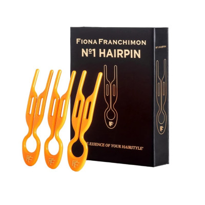 Fiona Franchimon No. 1 Hairpin Tangerine Orange 3 per box Набір із 3-х шпильок помаранчевого кольору