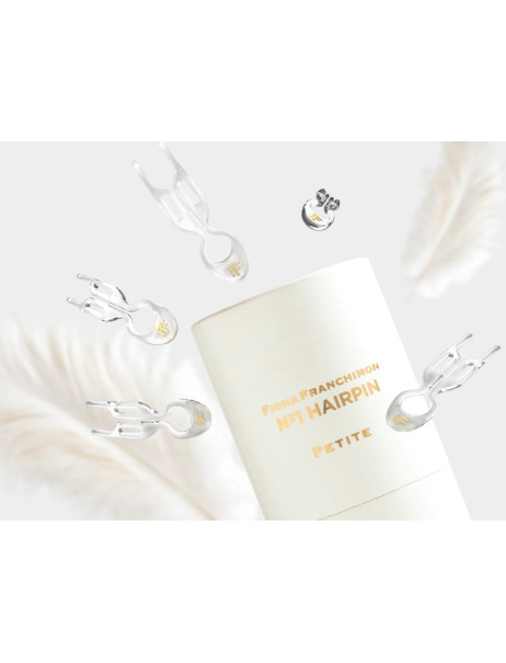 Fiona Franchimon No. 1 Hairpin Petite Transparent 5 per box Набор из 5-ти маленьких шпилек прозрачного цвета в тубусе