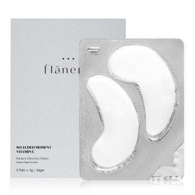 Flanerie Radiant Glow Eye Masks Патчі для зони навколо очей з вітаміном С