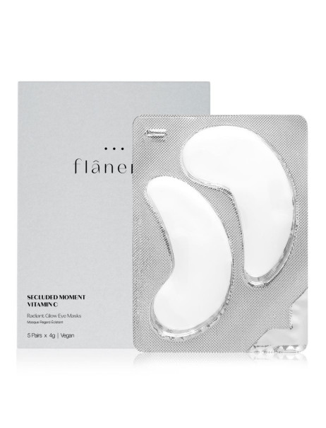 Flanerie Radiant Glow Eye Masks Патчі для зони навколо очей з вітаміном С