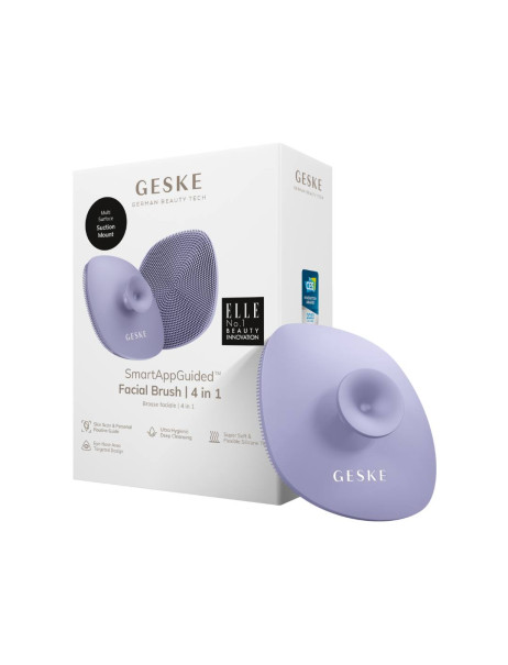 Geske Facial Brush 4 в 1 Щітка для обличчя з тримачем