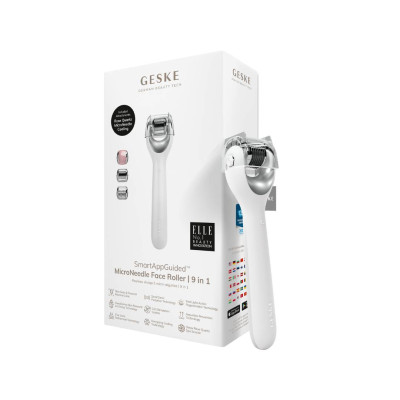 Geske MicroNeedle Face Roller Электронный ролик для лица с микроиглами 9 в 1