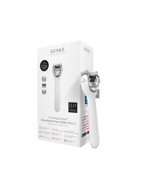 Geske MicroNeedle Face Roller Электронный ролик для лица с микроиглами 9 в 1