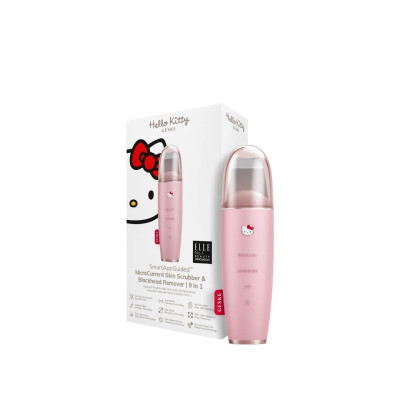 Geske Hello Kitty MicroCurrent Skin Scrubber & Blackhead Remover Мікрострумовий скрабер для шкіри та усунення чорних точок 9 в 1