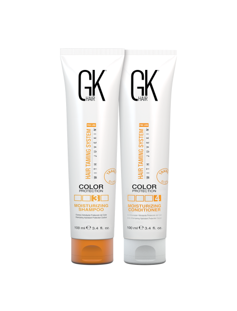 Global Keratin Moisturizing Color Shampoo + Moisturizing Color Conditioner Тревел-набір зволожуючий шампунь + зволожуючий кондиціонер