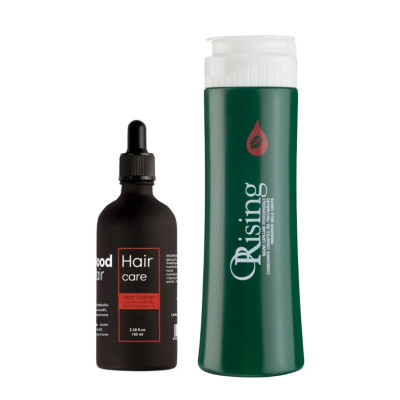 Good Hair Lotion With Minoxidil 5% And Spironolactone 1% & Orising Caduta Shampoo Kombo Набір проти випадіння волосся