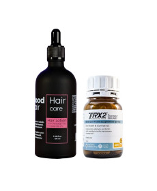 Good Hair Lotion With MinoxidiI 5% Finasteride 0,2% & Oxford Biolabs TRX2 Molecular Food Supplement for Hair Kombo Набір проти випадіння волосся - Написати відгук