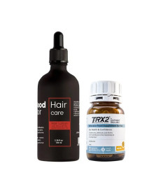 Good Hair Lotion With Minoxidil 5% And Spironolactone 1% & Oxford Biolabs TRX2 Molecular Food Supplement for Hair Kombo Набір проти випадіння волосся - Написати відгук