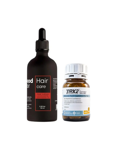 Good Hair Lotion With Minoxidil 5% And Spironolactone 1% & Oxford Biolabs TRX2 Molecular Food Supplement for Hair Kombo Набір проти випадіння волосся