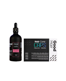 Good Hair Lotion With MinoxidiI 5% Finasteride 0,2% & Good Hair Care Caps Kombo Набір проти випадіння волосся - Написати відгук