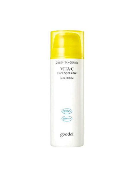 Goodal Green Tangerine Vita C Dark Spot Care Sun Serum SPF50+ PA++++ Сонцезахисна освітлювальна сироватка з вітаміном С