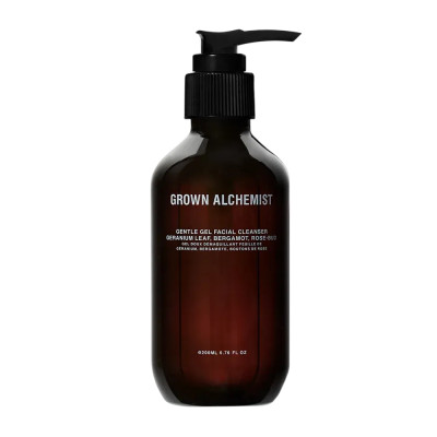 Grown Alchemist Gentle Gel Facial Cleanser М'який очисний гель для обличчя Лист Герані, Бергамот, Пуп’янки Троянди