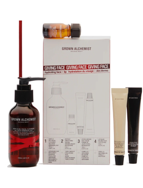 Grown Alchemist Giving Face Hydrating Skincare Gift Set Набір для зволоження обличчя та губ