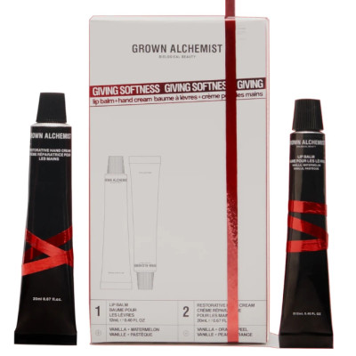 Grown Alchemist Giving Softness Lip and Hand Gift Duo Восстанавливающий набор для губ и рук