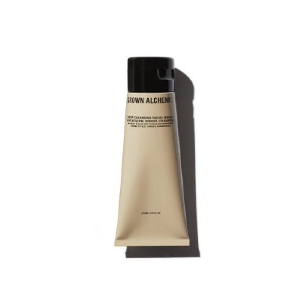 Grown Alchemist Deep Cleansing Masque: Wheatgerm, Ginkgo, Cranberry Маска для глибокого очищення шкіри обличчя Зародки Пшениці, Гінко, Журавлина