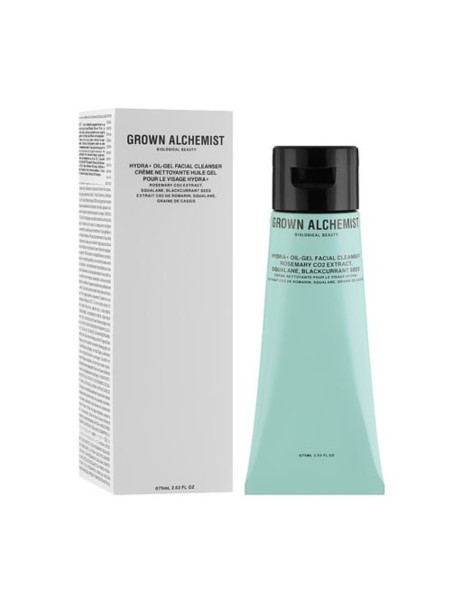 Grown Alchemist Hydra+ Oil-Gel Facial Cleanser Очищающий увлажняющий масляный гель для лица СО2-Экстракт Розмарина, Сквалан, Семена Смородины