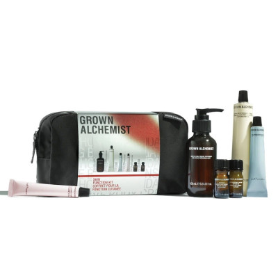 Grown Alchemist Skin Function Kit Набор для ежедневной рутины за лицом в тревел косметичке