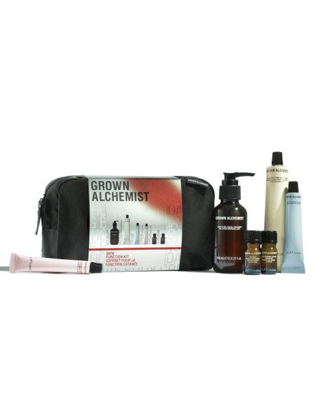 Grown Alchemist Skin Function Kit Набір для щоденної рутини за обличчям у тревел косметичці
