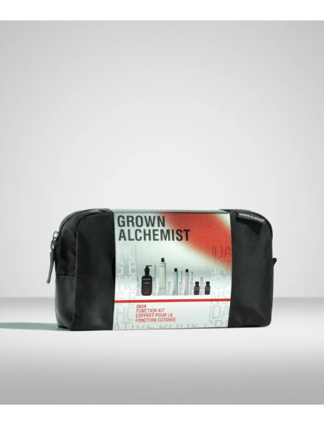 Grown Alchemist Skin Function Kit Набір для щоденної рутини за обличчям у тревел косметичці
