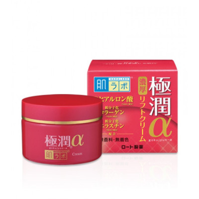 Hada Labo Gokujyun Lifting Alpha Cream Антивозрастной гиалуроновый лифтинг крем