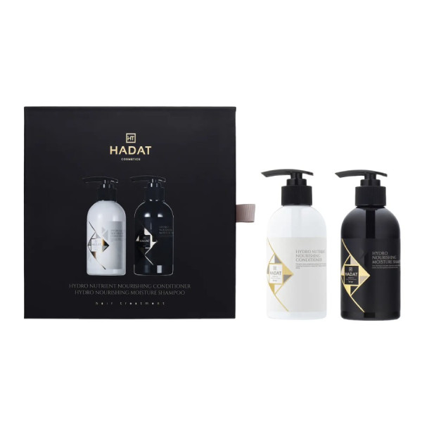 Hadat Cosmetics Duo Set Hydro Nourishing Moisture Shampoo & Hydro Nutrient Nourishing Conditioner Подарунковий набір для інтенсивного зволоження волосся