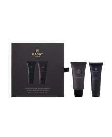 Hadat Cosmetics Mini Duo Set Hydro Intensive Repair Shampoo & Hydro Liquid Silk Treatment Подарунковий міні-набір для відновлення волосся - Написати відгук