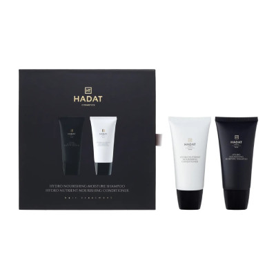 Hadat Cosmetics Mini Duo Set Hydro Nourishing Moisture Shampoo & Hydro Nutrient Nourishing Conditioner Подарунковий міні-набір для інтенсивного зволоження волосся