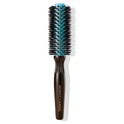 Moroccanoil Boar Bristle Round Brush Деревянная щетка круглая с натуральной щетиной, 25 мм