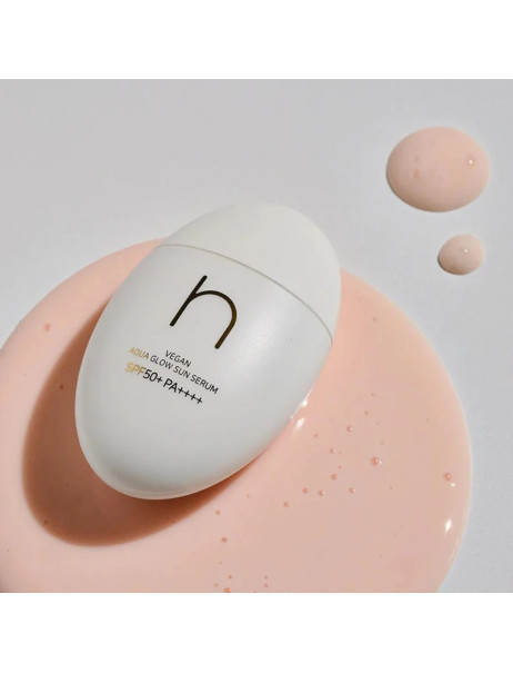 Hamel Vegan Aqua Glow Sun Serum SPF50+ PA++++ Сонцезахисна сироватка