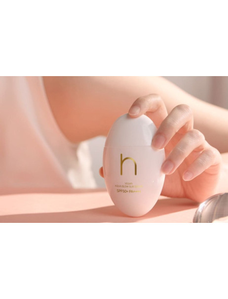 Hamel Vegan Aqua Glow Sun Serum SPF50+ PA++++ Сонцезахисна сироватка