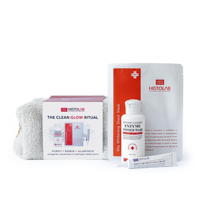 Histolab The Clean Glow Ritual Праздничный набор для глубокого очищения и восстановления сияния кожи