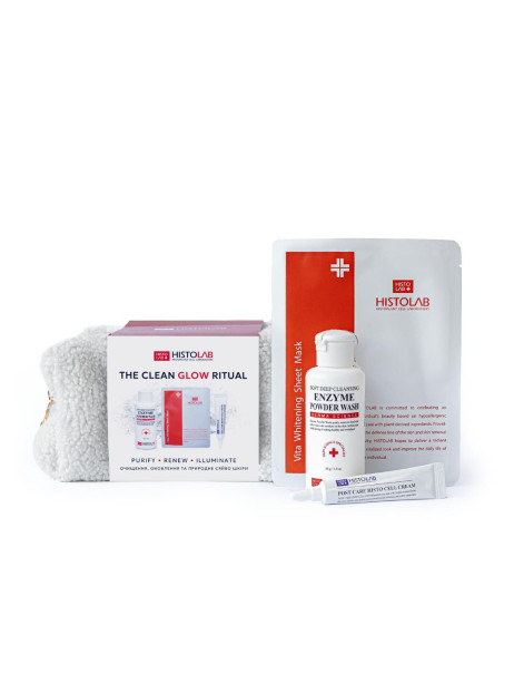 Histolab The Clean Glow Ritual Святковий набір для глибокого очищення та відновлення сяйва шкіри